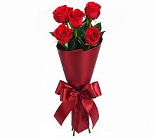 Букет 5 Красных роз Эдлесс Лав в Фазанном