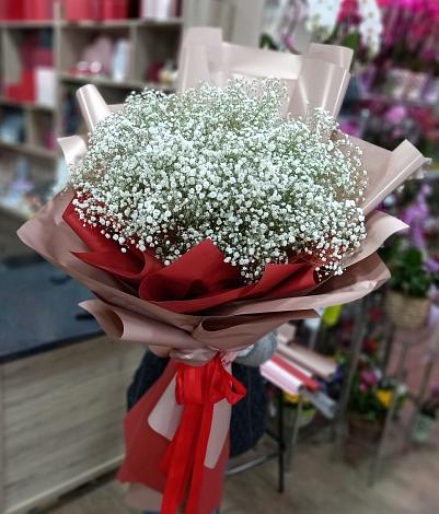 Букет цветов из: Гипсофила в Фазанном