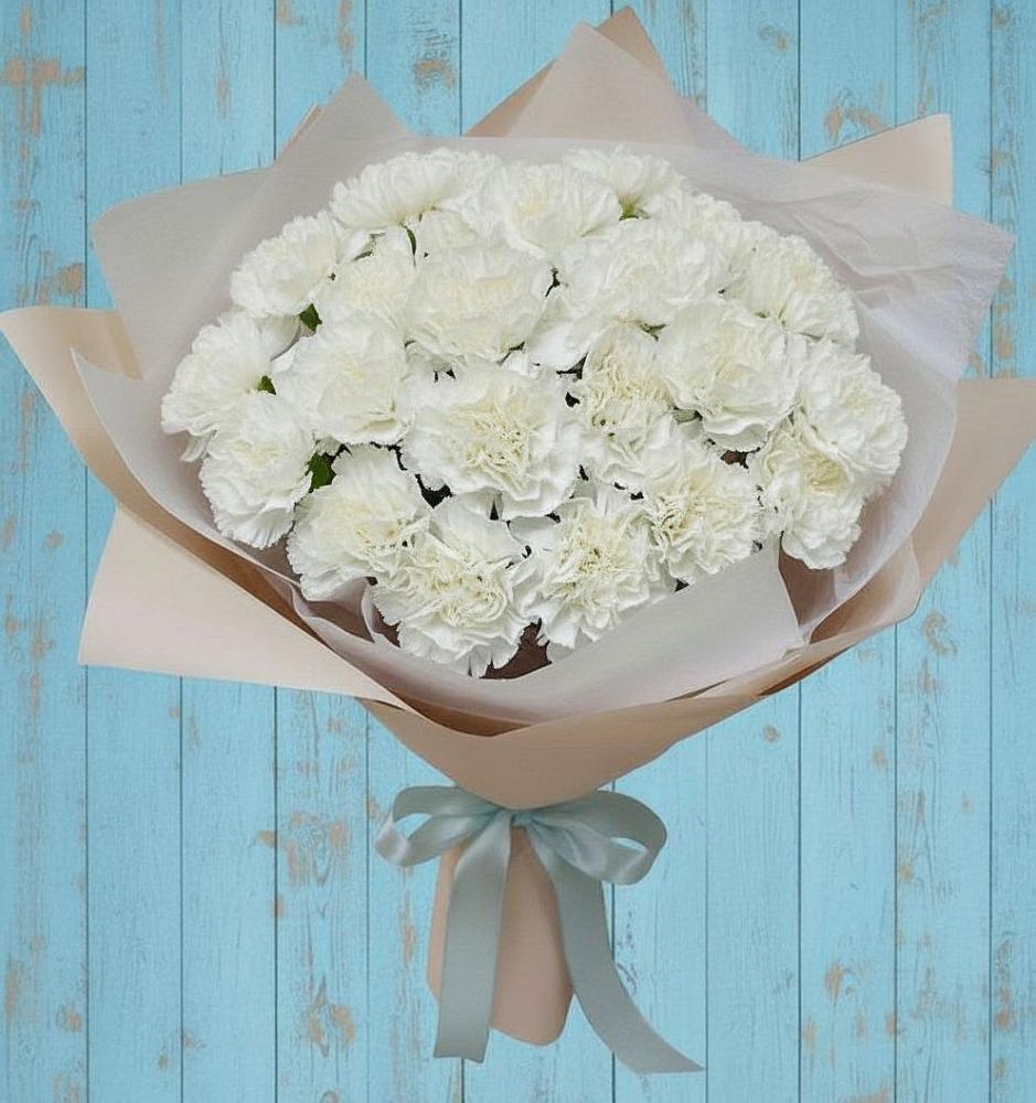 Букет цветов из: Гвоздики в Фазанном