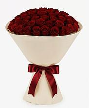 Букет 101 Бордовая роза Блэк Бакарра в Фазанном