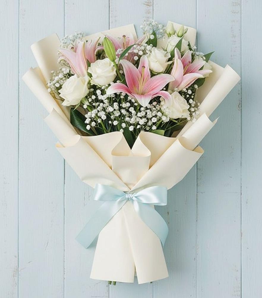 Букет цветов из: Лилии в Фазанном