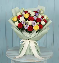 Букет цветов из:  Розы в Фазанном