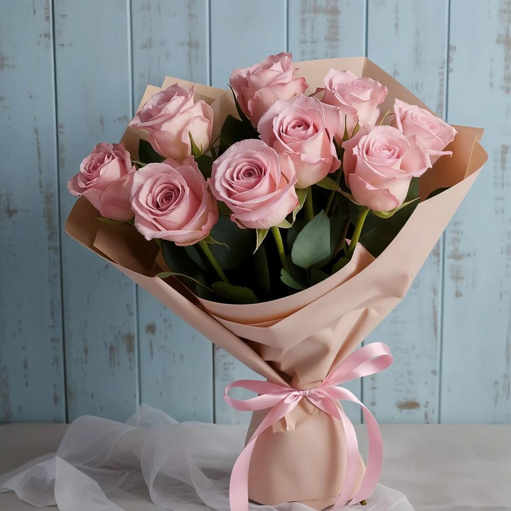 Букет цветов из: Розы в Фазанном