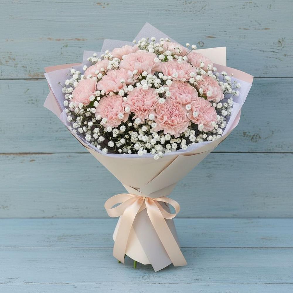 Букет цветов из: Гвоздики в Фазанном