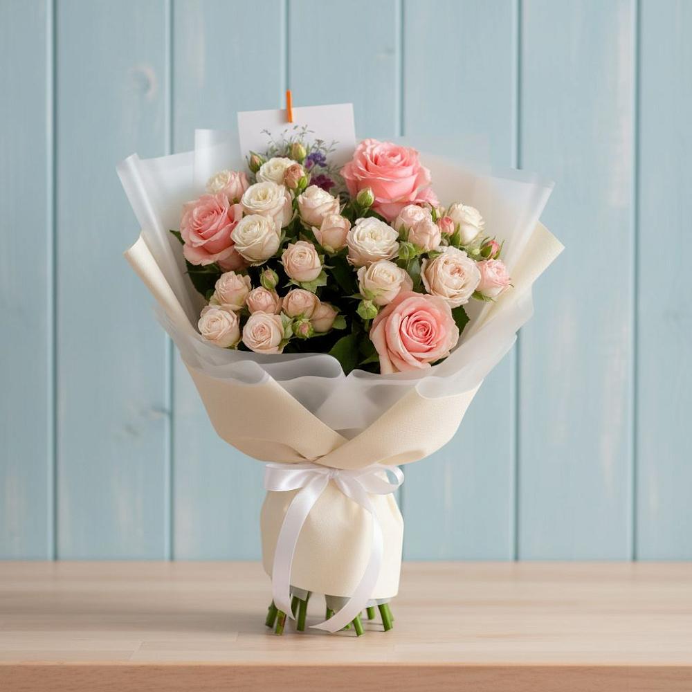 Букет цветов из: Розы в Фазанном