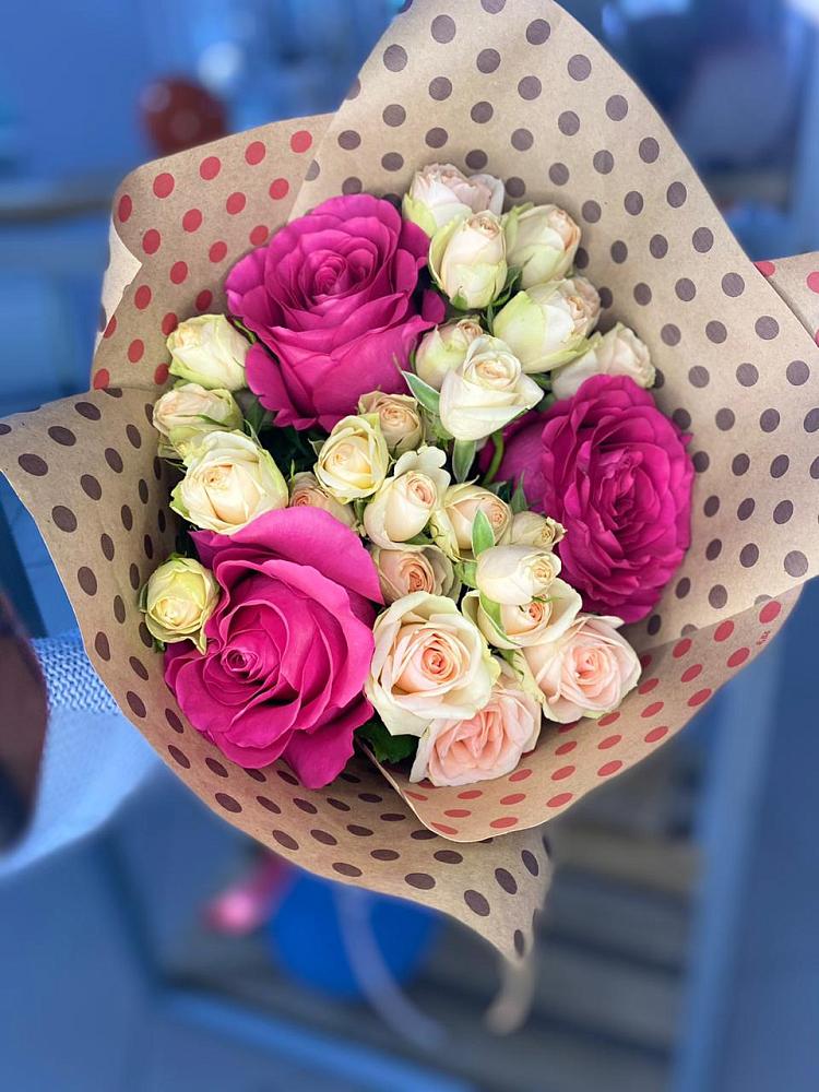 Букет цветов из: Розы в Фазанном