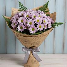 Букет цветов из:  Хризантемы в Фазанном