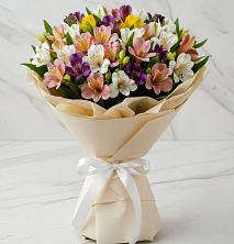 Букет цветов из:  Альстромерии в Фазанном