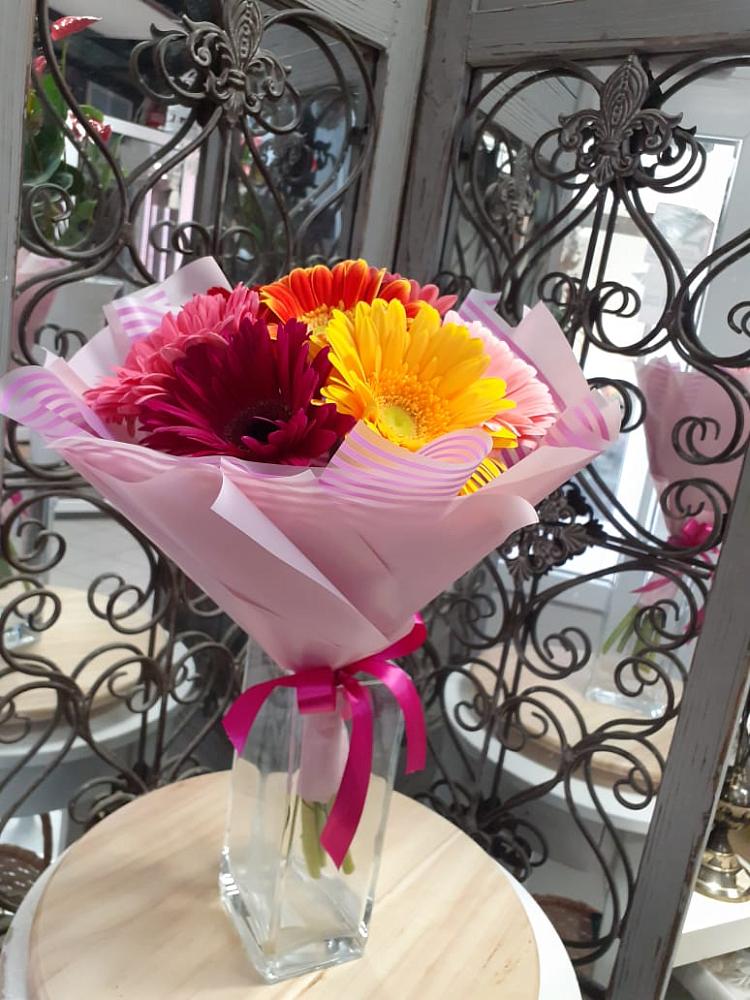 Букет цветов из: Герберы в Фазанном