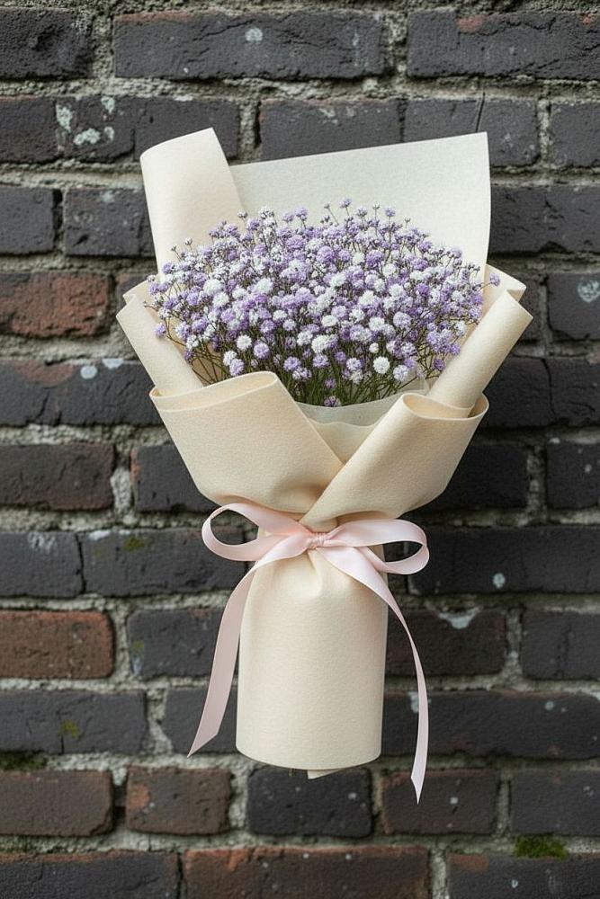 Букет цветов из: Гипсофила в Фазанном