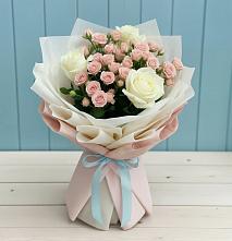Букет цветов из:  Розы #REPLACE_PRED# Фазанном