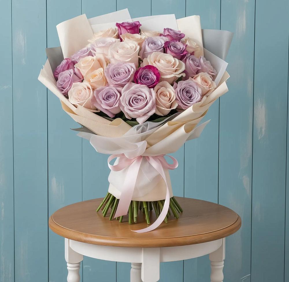 Букет цветов из: Розы в Фазанном