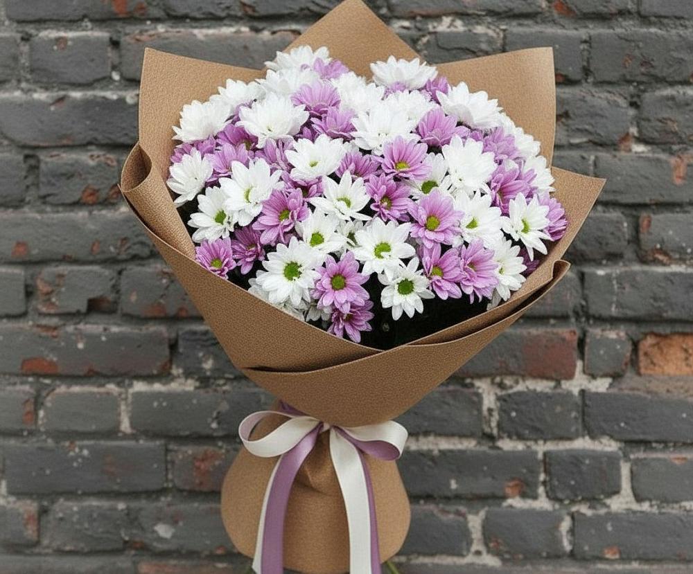 Букет цветов из: Хризантемы в Фазанном