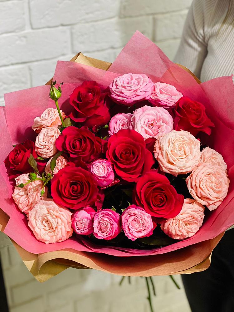 Букет цветов из: Розы в Фазанном
