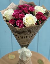 Букет цветов из:  Розы #REPLACE_PRED# Фазанном