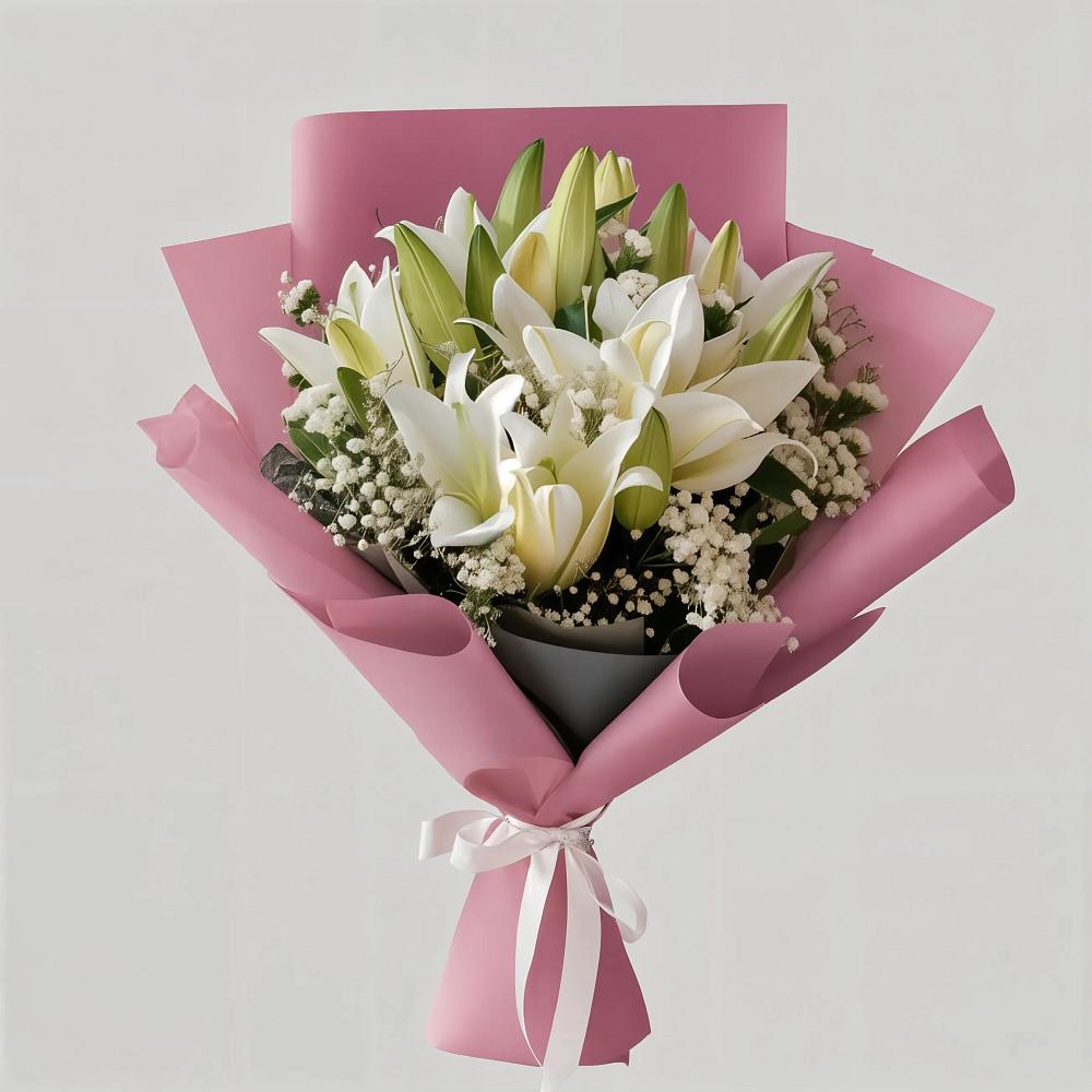 Букет цветов из: Лилии в Фазанном