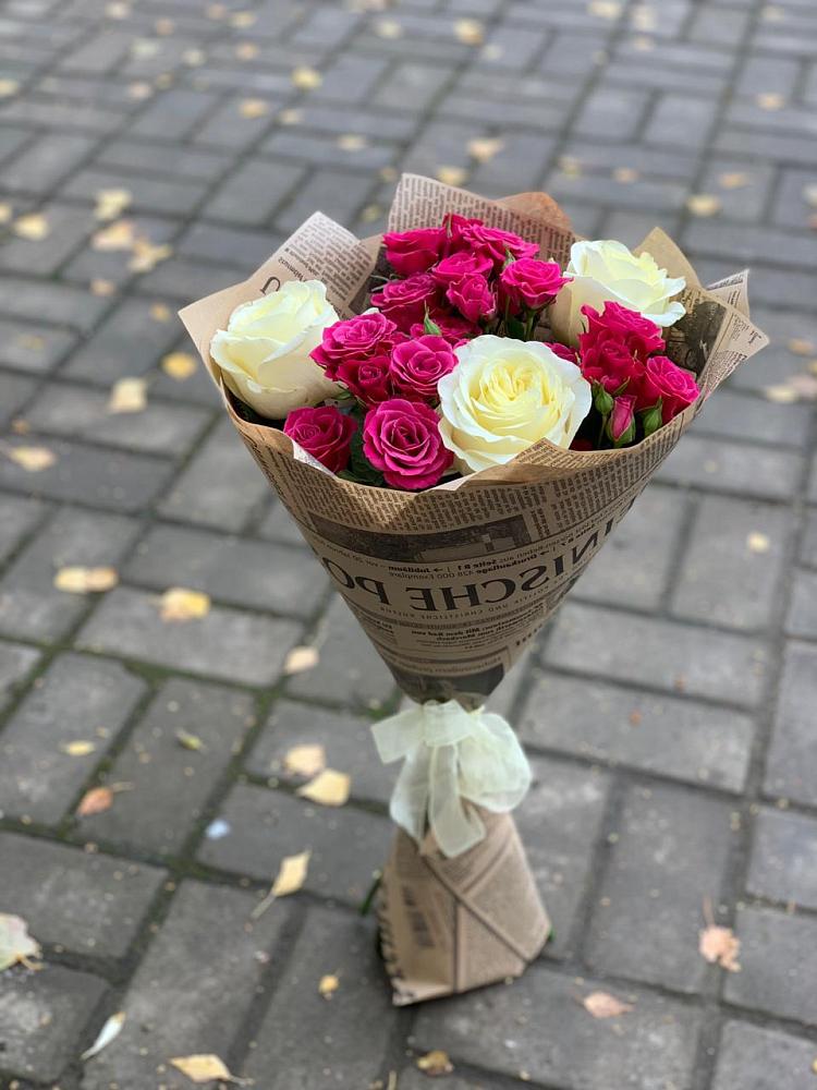 Букет цветов из: Розы в Фазанном