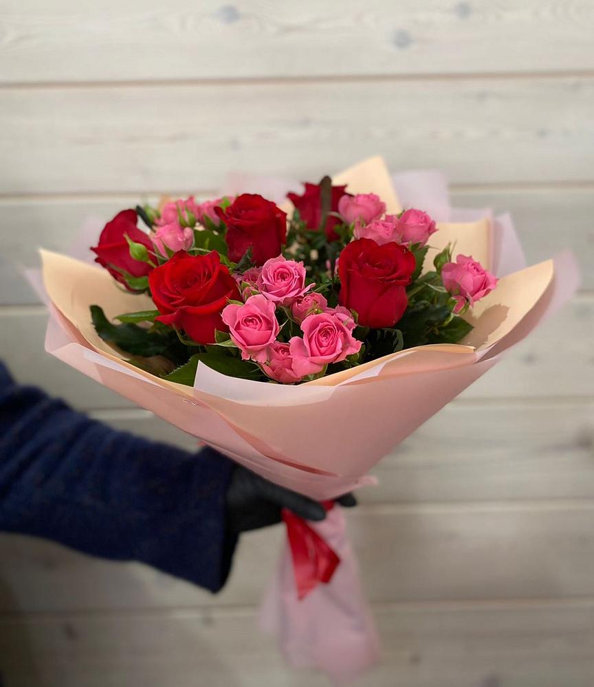Букет цветов из: Розы в Фазанном